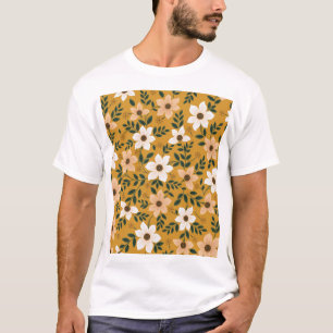 Traditionelle Blume: Muster ohne Muster T-Shirt