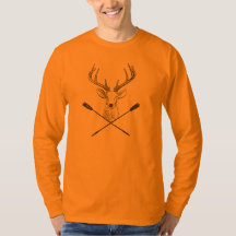 Traditionelle Bogen-Jagd-Rotwild-Geweihe orange