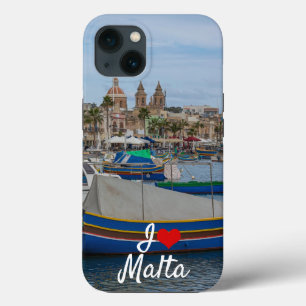 Traditionelle bunte Fischerboote in Malta Case-Mate iPhone Hülle
