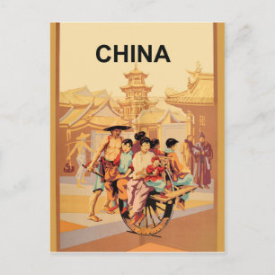 Traditionelle China Postkarte