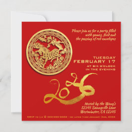 Traditionelle chinesische Feuerwehrmänner - Pferde Karte