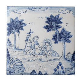 Traditionelle Delft-Tile mit biblischer Szene-34 Fliese