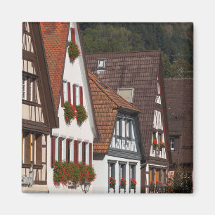 Traditionelle deutsche Häuser Magnet