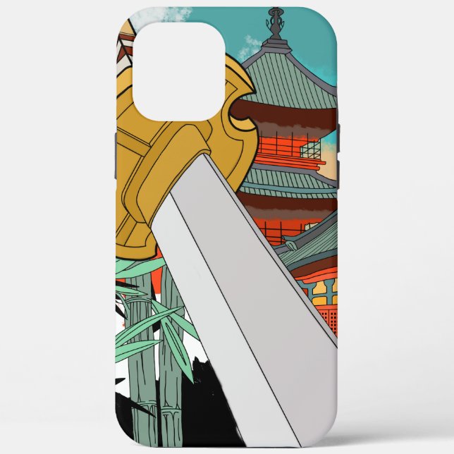 Traditionelle Eleganz: Japanischer Pagoda-Fall Case-Mate iPhone Hülle (Rückseite)
