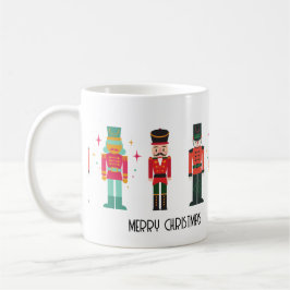 Traditionelle festliche Nutcracker Frohe Weihnacht Kaffeetasse