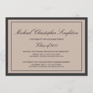 Traditionelle Formal-Abschluss-Veranstaltungen Ankündigung