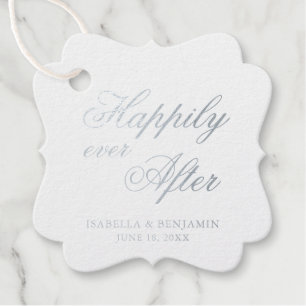 Traditionelle formelle elegante Hochzeit Geschenkanhänger