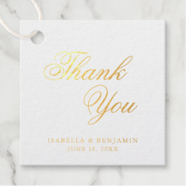 Traditionelle formelle Hochzeit Geschenkanhänger