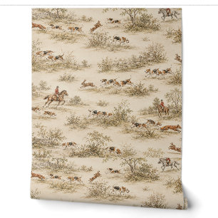 Traditionelle Foxhound-Jagd Tapete