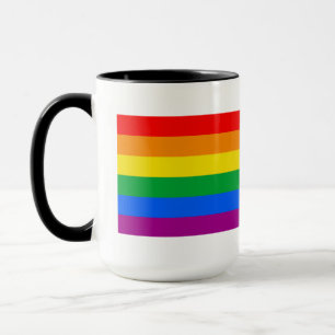 Traditionelle Gay-Pride-Flagge-Kaffeetasse Tasse