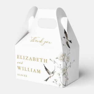 Traditionelle Gold Chinoiserie Hochzeit Vielen Dan Geschenkschachtel