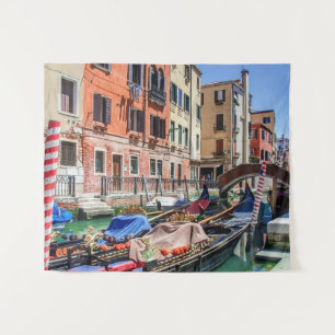 Traditionelle Gondel in Venedig Wandteppich
