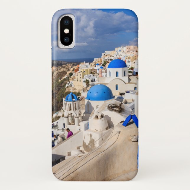 Traditionelle griechische Häuser Case-Mate iPhone Hülle (Rückseite)
