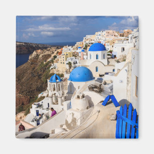 Traditionelle griechische Häuser Magnet