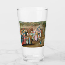 Traditionelle Hochzeitsprozession (Vintage Kunst)