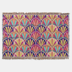 Traditionelle indische TextilIllustration Decke