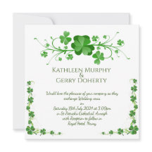 Traditionelle irische Kleeblätter keltische Klee