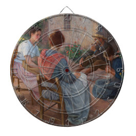 Traditionelle italienische Familie (Vintag Italien Dartscheibe