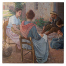 Traditionelle italienische Familie (Vintag Italien