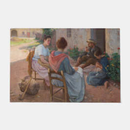 Traditionelle italienische Familie (Vintag Italien Fußmatte