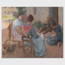 Traditionelle italienische Familie (Vintag Italien Geschenkpapier