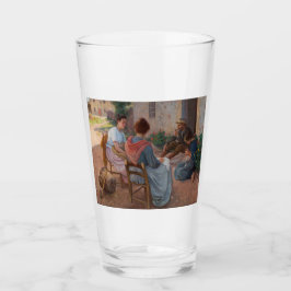 Traditionelle italienische Familie (Vintag Italien Glas