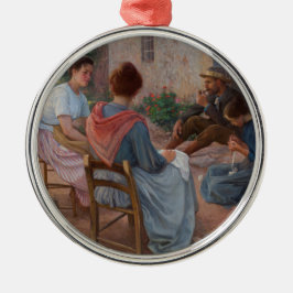 Traditionelle italienische Familie (Vintag Italien Ornament Aus Metall