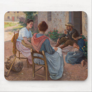 Traditionelle italienische Familie (Vintage Italie Mousepad
