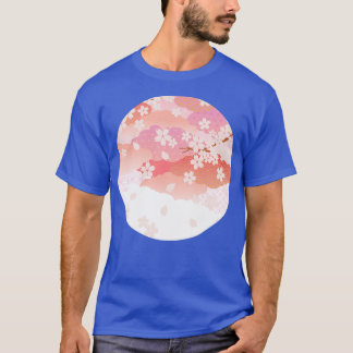 Traditionelle japanische Blume Muster 2 T-Shirt