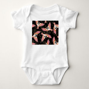 Traditionelle japanische Kimono-Muster Baby Strampler