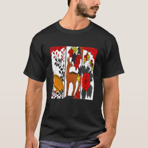 Traditionelle japanische Kunst Hanafuda T-Shirt
