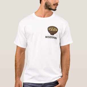 Traditionelle japanische Misoshiru-Kunst T-Shirt