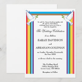 Traditionelle jüdische Einladungen zur Hochzeit - 