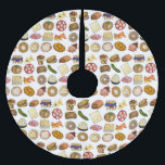 Traditionelle jüdische Geschirr Küche Polyester Weihnachtsbaumdecke<br><div class="desc">Persönlich für eine lustige Feriendekoration! Der Baumrock zeigt eine originelle Marker-Illustration traditioneller jüdischer Speisen wie Herausforderung, Blintzes, Latkes, Makronen und vieles mehr. Dieses Design ist auch auf anderen Produkten erhältlich. Sehen Sie nicht, wonach Sie suchen? Brauchen Sie Hilfe bei der Anpassung? Kontaktieren Sie Rebecca, um etwas für Sie entworfen zu...</div>