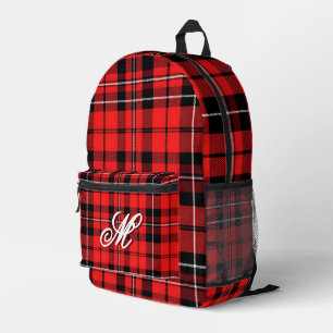 Traditionelle Karierte Tartan Populäre Kollektion Bedruckter Rucksack