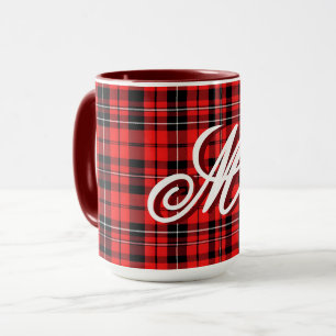 Traditionelle Karierte Tartan Populäre Kollektion Tasse