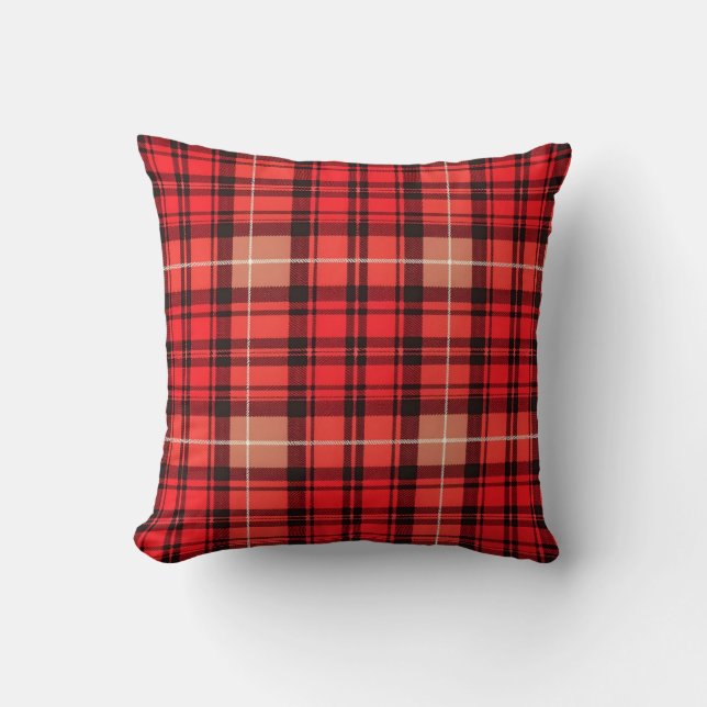 Traditionelle Karierte Tartan Trendy Collection Kissen (Vorderseite)