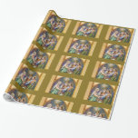 Traditionelle katholische geschenkpapier<br><div class="desc">Schönes Bild des Betrothal der gesegneten Mutter und des St Joseph</div>