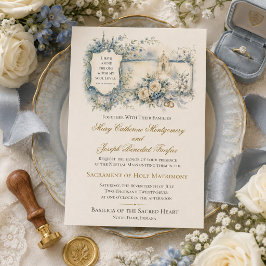 Traditionelle katholische Hochzeit | Hoheslied 3:4 Einladung