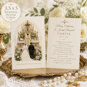Traditionelle katholische Hochzeits-Nuptialmesse-G Karte