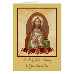 Traditionelle katholische Jesus-Sympathie-Messopfe