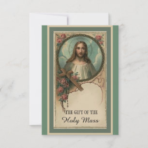 Traditionelle katholische Messe mit Heiligenherz