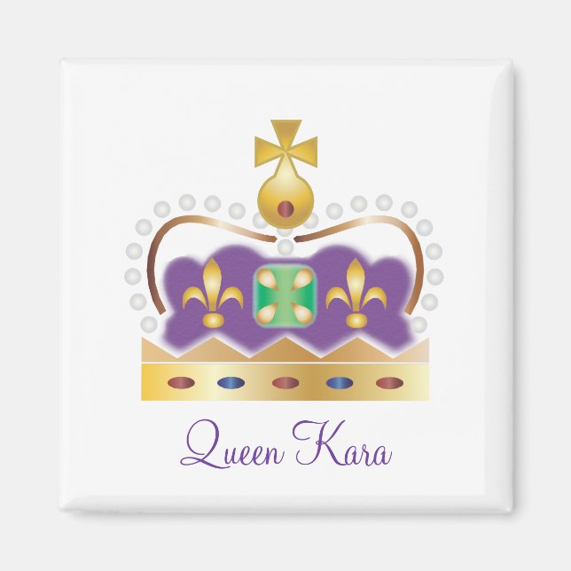 Traditionelle königliche Krone Magnet (Vorne)