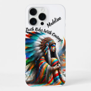 Traditionelle kulturelle Designs der indianischen  iPhone 16 Pro Max Hülle