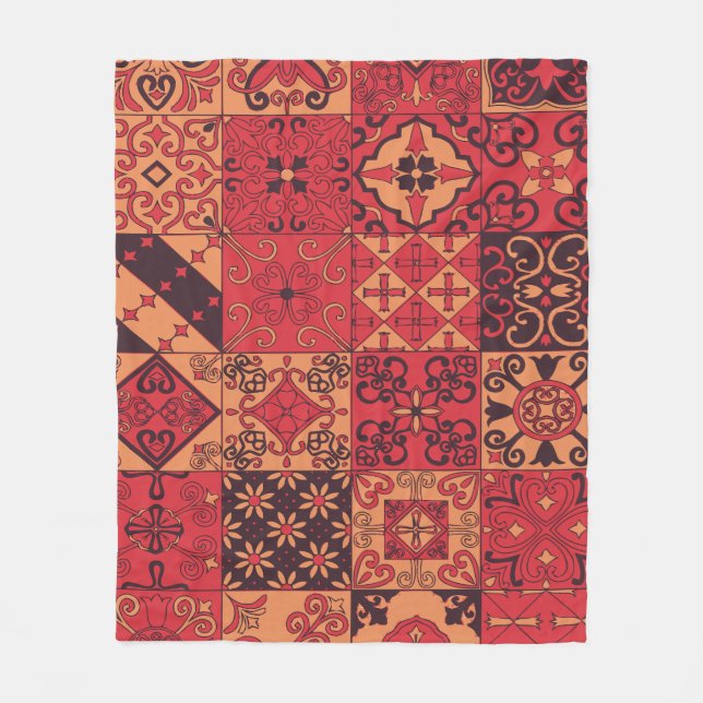 Traditionelle Kunst Fleecedecke (Vorderseite)
