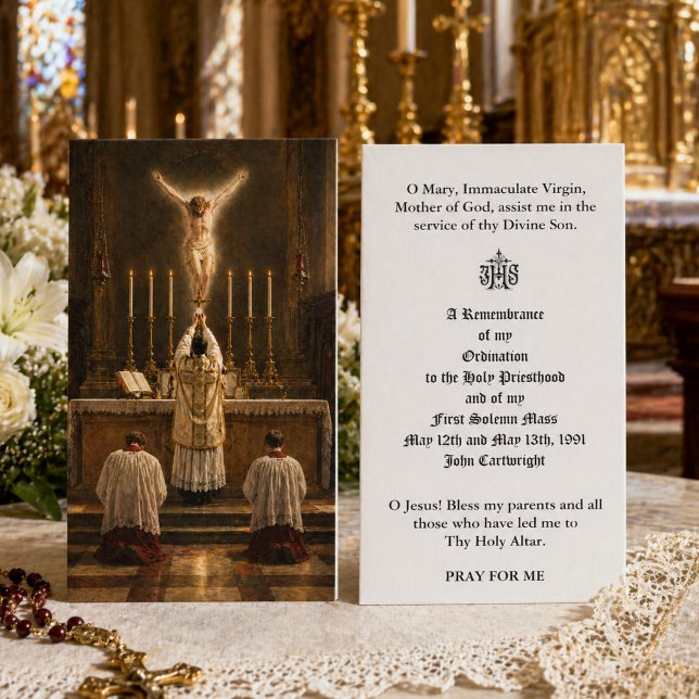 Traditionelle lateinische Messe Weihe Erinnerung (Von Creator hochgeladen)