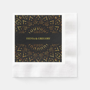 Traditionelle Mandala Art Deko Serviette