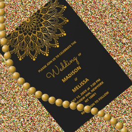 Traditionelle mandala klassische elegante Einladun Einladung