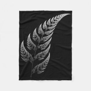 Traditionelle Maori-Stammes-Tätowierung. Neuseelan Fleecedecke