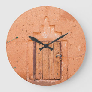 Traditionelle marokkanische Holzfenster Große Wanduhr